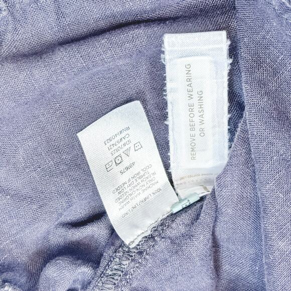 LOFT Women's Gray Linen Shorts - Size XL - Picture 6 of 6